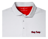 HORN LEGEND SHIRTS - POLO WHITE/SERENITY / S HOTTY TODDY DOT POLO WHITE/SERENITY