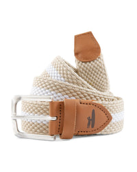 JOHNNIE-O Accessories - BELTS LIGHT KHAKI / M REVERSIBLE STRIPE