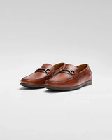 JOHNNIE-O FOOTWEAR - LOAFERS COGNAC / 9 BAJA BIT