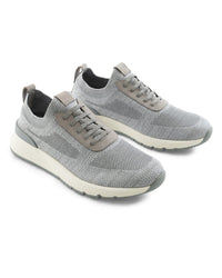 JOHNNIE-O FOOTWEAR - SNEAKERS GRAY / 9 KNIT RUNNER