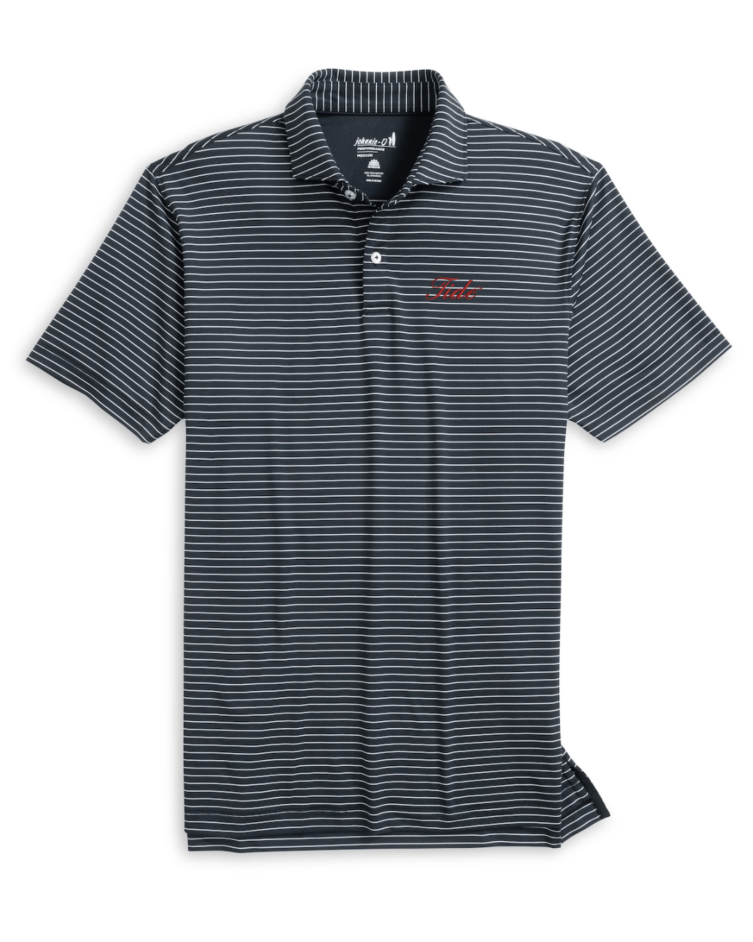 JOHNNIE-O GAMEDAY - UNIVERSITY OF ALABAMA - TIDE - POLOS BLACK / S TIDE BEAU POLO