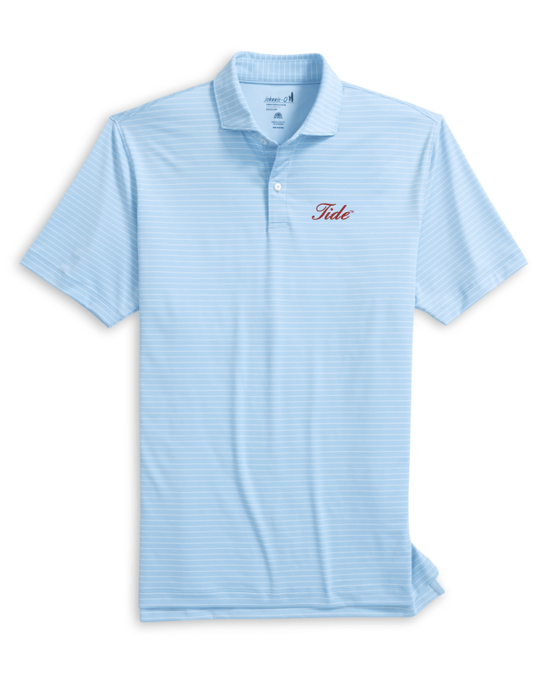 JOHNNIE-O GAMEDAY - UNIVERSITY OF ALABAMA - TIDE - POLOS GULF BLUE / S TIDE BEAU POLO