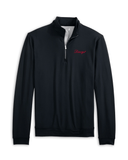 JOHNNIE-O GAMEDAY - UNIVERSITY OF GEORGIA - 1 - 4 ZIPS BLACK / S DAWGS SCRIPT MOTION PERFORMANCE 1/4 ZIP
