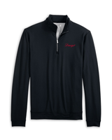 JOHNNIE-O GAMEDAY - UNIVERSITY OF GEORGIA - 1 - 4 ZIPS BLACK / S DAWGS SCRIPT MOTION PERFORMANCE 1/4 ZIP