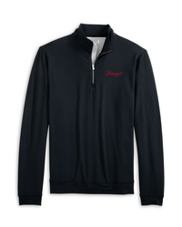 JOHNNIE-O GAMEDAY - UNIVERSITY OF GEORGIA - 1 - 4 ZIPS BLACK / S DAWGS SCRIPT MOTION PERFORMANCE 1/4 ZIP