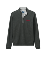 JOHNNIE-O GAMEDAY - UNIVERSITY OF GEORGIA - 1 - 4 ZIPS HEATHER BLACK / S DAWGS SCRIPT SULLY 1/4