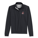 JOHNNIE-O GAMEDAY - UNIVERSITY OF GEORGIA - 14 ZIPS BLACK SEAL / S VINTAGE DAWG JAMIE 1/4 ZIP