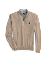 JOHNNIE-O GAMEDAY - UNIVERSITY OF GEORGIA - 14 ZIPS Cedar / XXL VINTAGE DAWGS SULLY 1/4 ZIP