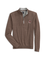 JOHNNIE-O GAMEDAY - UNIVERSITY OF GEORGIA - 14 ZIPS Grizzly / XL VINTAGE DAWGS SULLY 1/4 ZIP