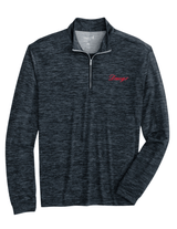 JOHNNIE-O GAMEDAY - UNIVERSITY OF GEORGIA - 14 ZIPS HEATHER BLACK / S DAWGS GLADES