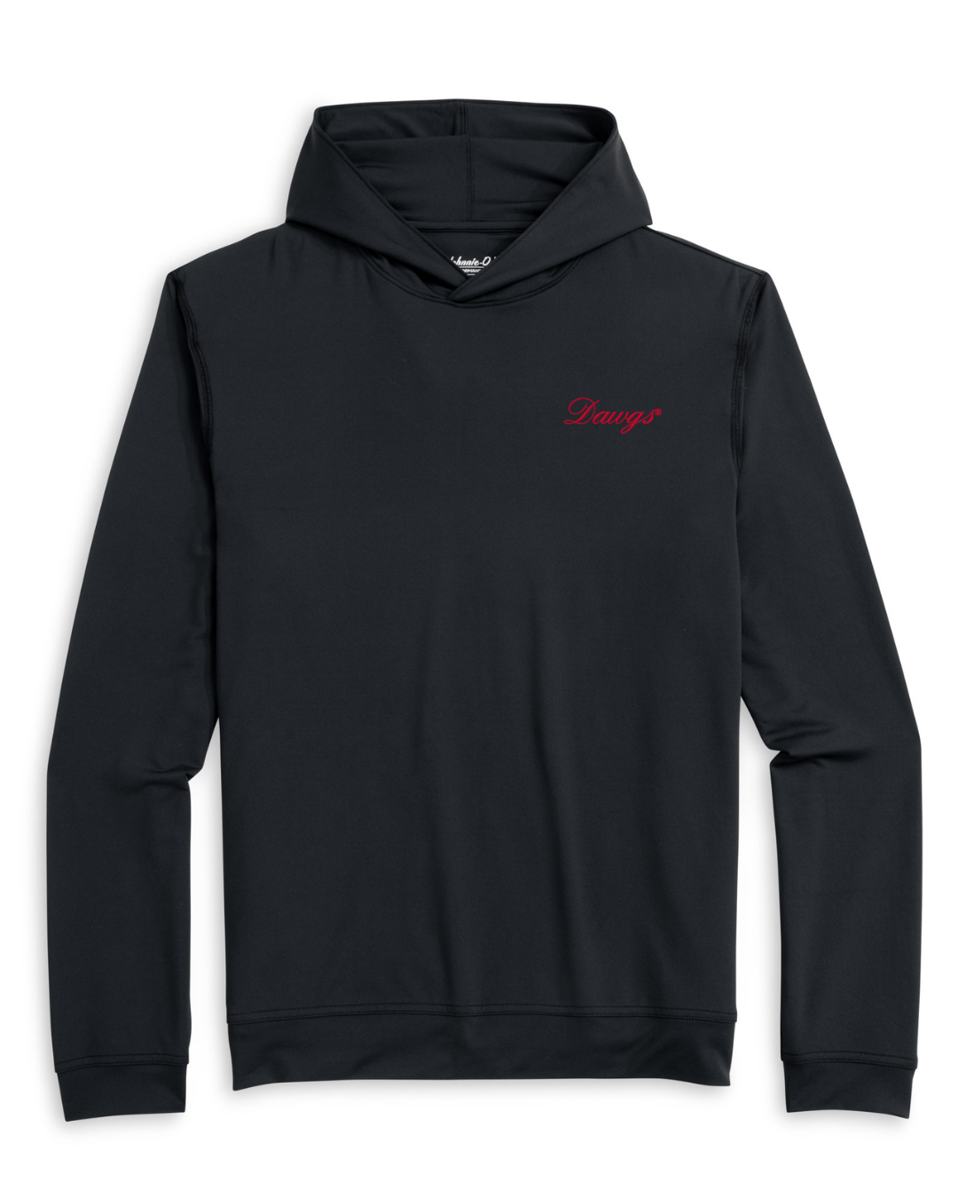 JOHNNIE-O GAMEDAY - UNIVERSITY OF GEORGIA - HOODIES BLACK / S DAWGS SCRIPT MOTION HOODIE