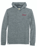 JOHNNIE-O GAMEDAY - UNIVERSITY OF GEORGIA - HOODIES HEATHER BLACK / S DAWGS SCRIPT TALON