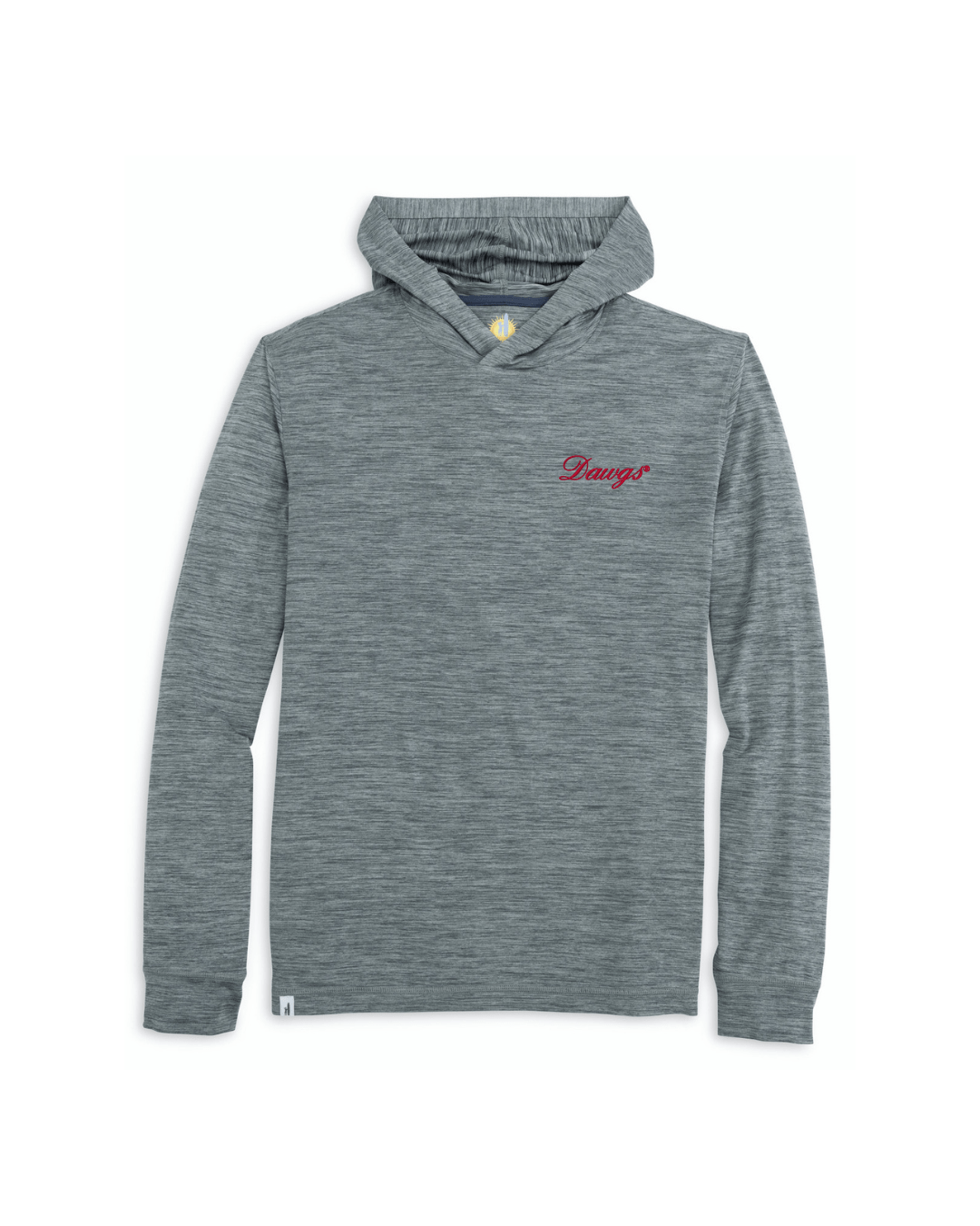 JOHNNIE-O GAMEDAY - UNIVERSITY OF GEORGIA - HOODIES HEATHER BLACK / S DAWGS TALON