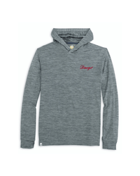 JOHNNIE-O GAMEDAY - UNIVERSITY OF GEORGIA - HOODIES HEATHER BLACK / S DAWGS TALON