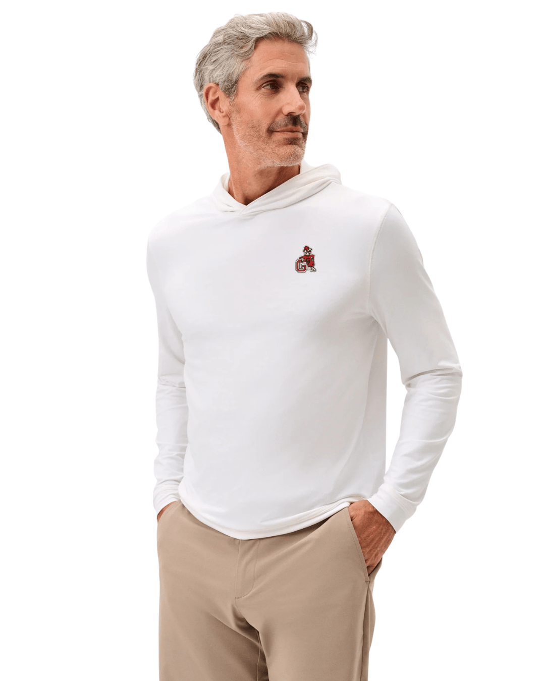 JOHNNIE-O GAMEDAY - UNIVERSITY OF GEORGIA - HOODIES VINTAGE DAWGS MOTION HOODIE