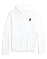 JOHNNIE-O GAMEDAY - UNIVERSITY OF GEORGIA - HOODIES WHITE / M VINTAGE DAWGS MOTION HOODIE