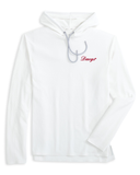 JOHNNIE-O GAMEDAY - UNIVERSITY OF GEORGIA - HOODIES WHITE / S DAWGS HOPPIN HOODIE