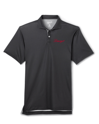 JOHNNIE-O GAMEDAY - UNIVERSITY OF GEORGIA - POLOS BLACK / M DAWGS SCRIPT "THE O"
