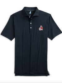 JOHNNIE-O GAMEDAY - UNIVERSITY OF GEORGIA - POLOS BLACK / M VINTAGE DAWGS HURON