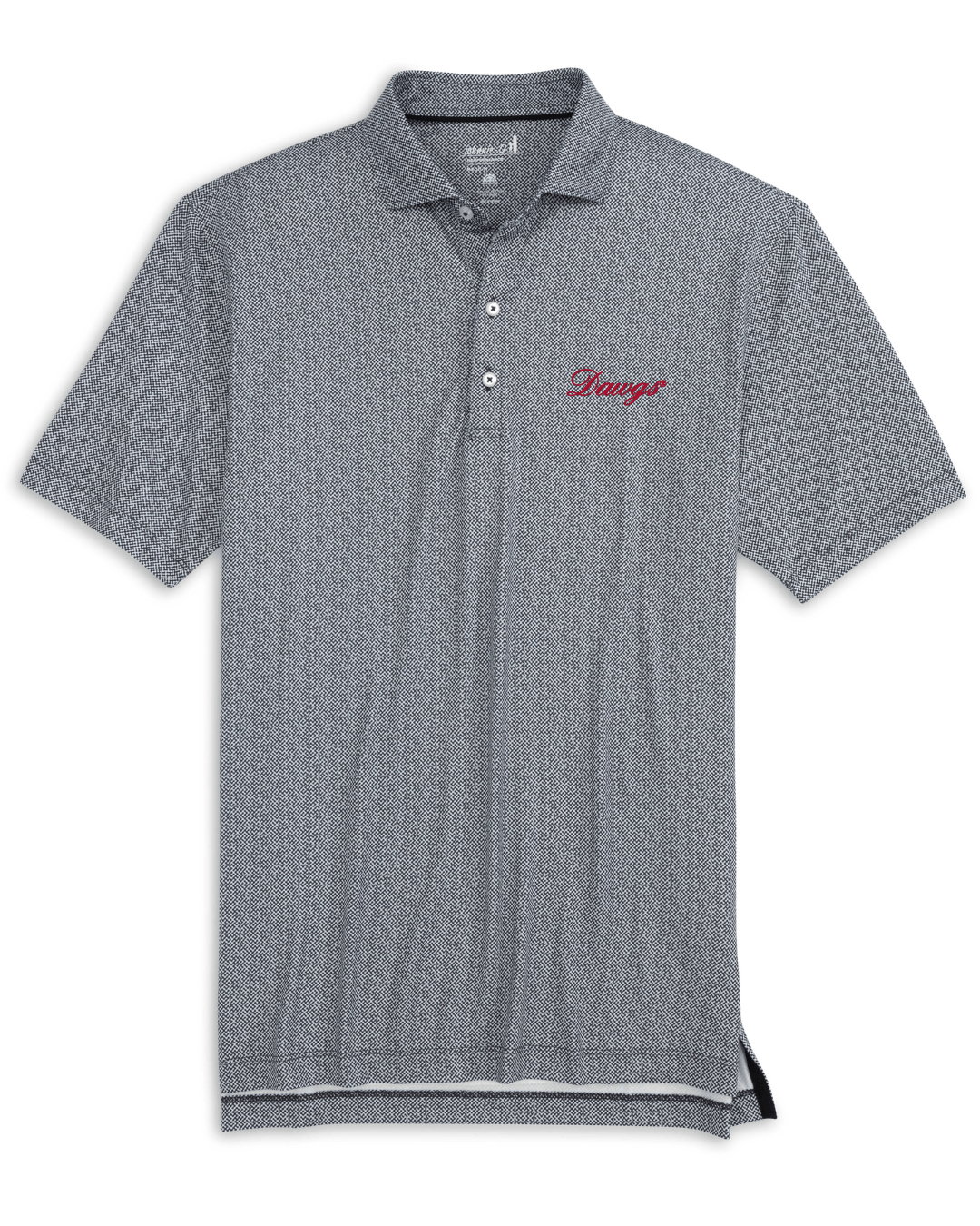 JOHNNIE-O GAMEDAY - UNIVERSITY OF GEORGIA - POLOS BLACK / S DAWG HINSON