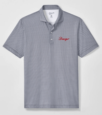JOHNNIE-O GAMEDAY - UNIVERSITY OF GEORGIA - POLOS BLACK / S DAWGS SCRIPT CROSSLINK