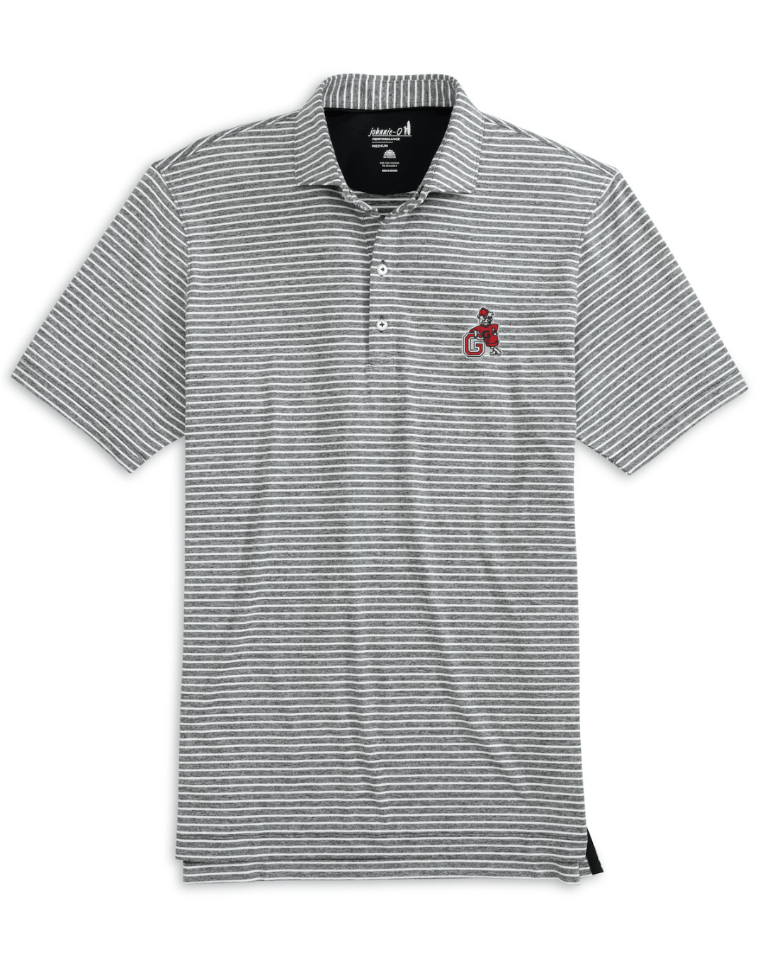 JOHNNIE-O GAMEDAY - UNIVERSITY OF GEORGIA - POLOS Black / S VINTAGE DAWGS CLIPPER