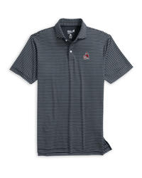 JOHNNIE-O GAMEDAY - UNIVERSITY OF GEORGIA - POLOS BLACK / XL VINTAGE DAWGS BEAU