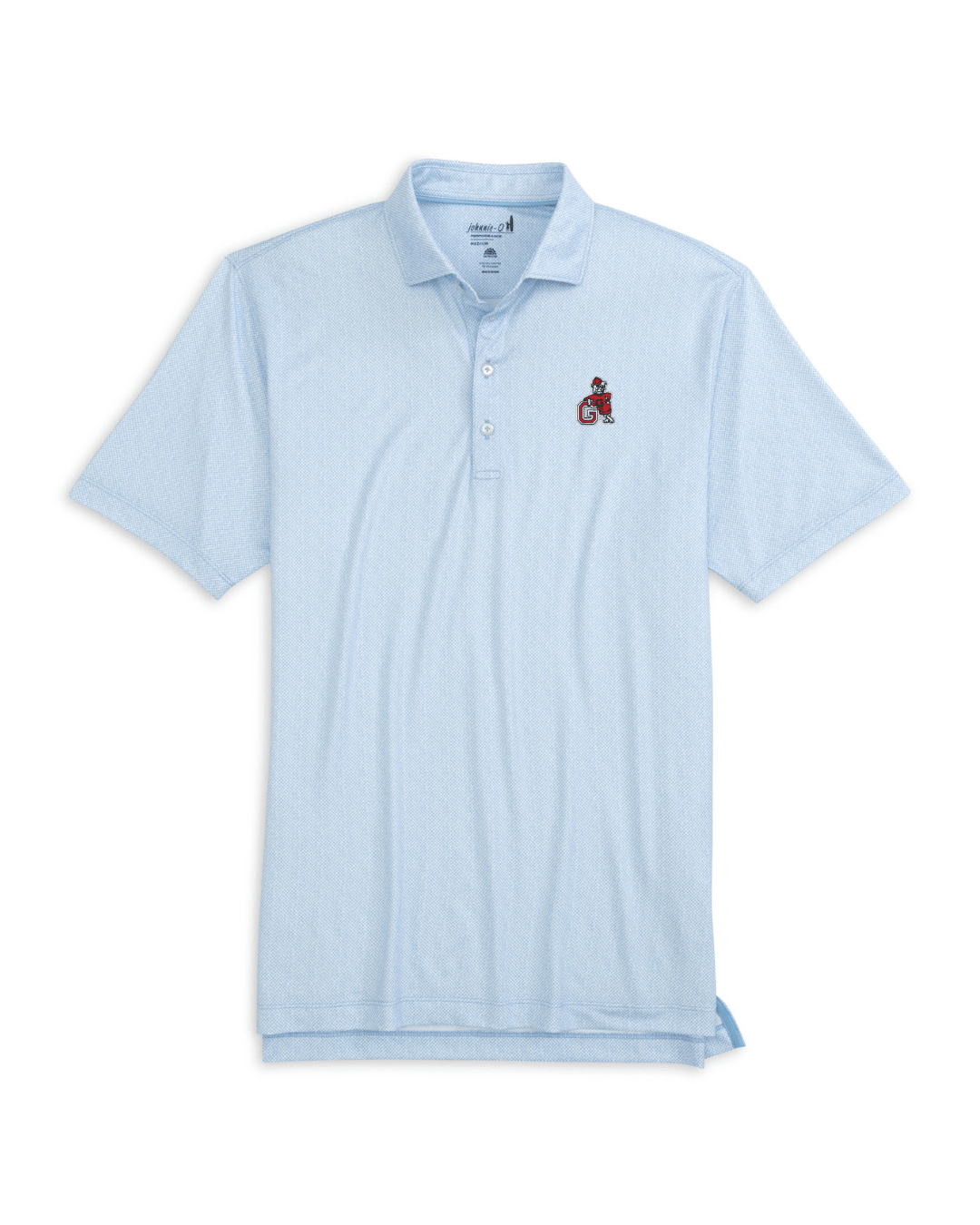 JOHNNIE-O GAMEDAY - UNIVERSITY OF GEORGIA - POLOS GULF BLUE / M VINTAGE DAWG HINSON
