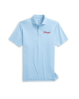 JOHNNIE-O GAMEDAY - UNIVERSITY OF GEORGIA - POLOS GULF BLUE / S DAWGS SCRIPT BEAU
