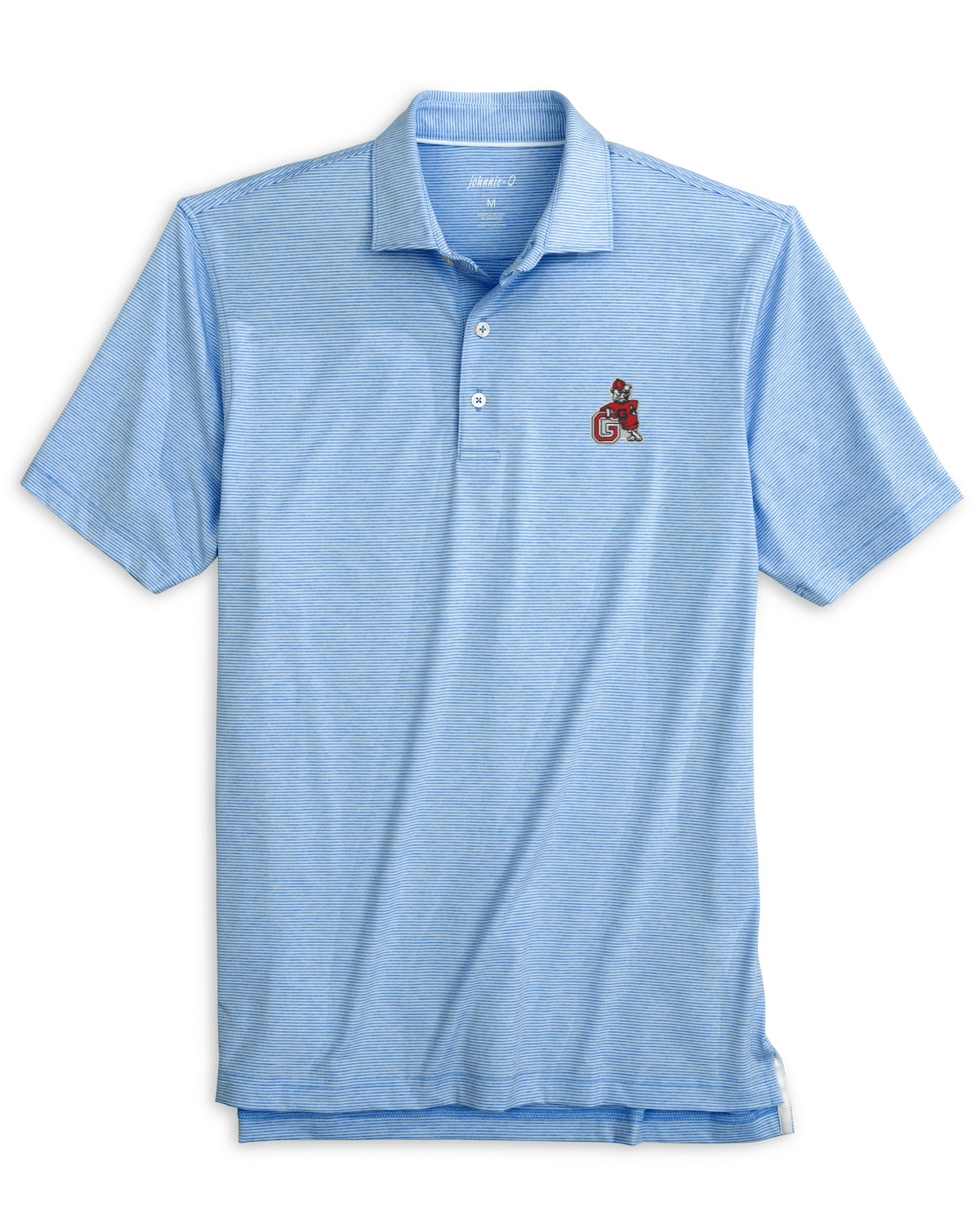 JOHNNIE-O GAMEDAY - UNIVERSITY OF GEORGIA - POLOS GULF BLUE / S VINTAGE DAWG LYNDONN