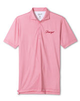 JOHNNIE-O GAMEDAY - UNIVERSITY OF GEORGIA - POLOS RED 1 / S DAWGS SCRIPT HEX