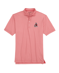 JOHNNIE-O GAMEDAY - UNIVERSITY OF GEORGIA - POLOS RED / S VINTAGE DAWGS HINSON