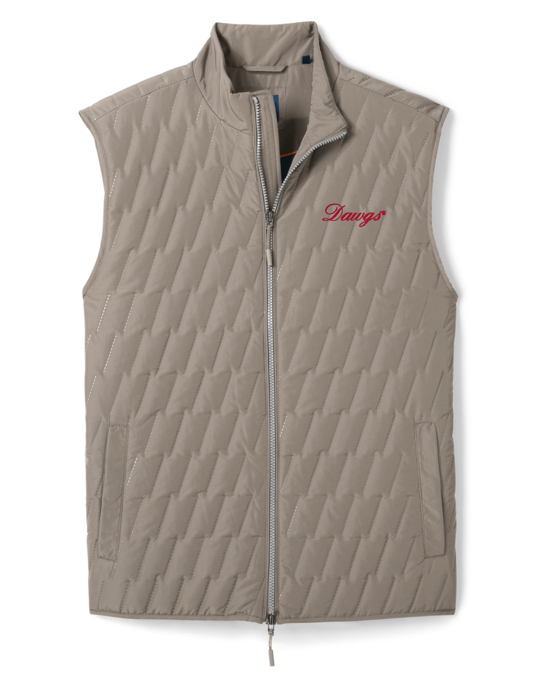JOHNNIE-O GAMEDAY - UNIVERSITY OF GEORGIA - VESTS KHAKI / S DAWGS BELFRY