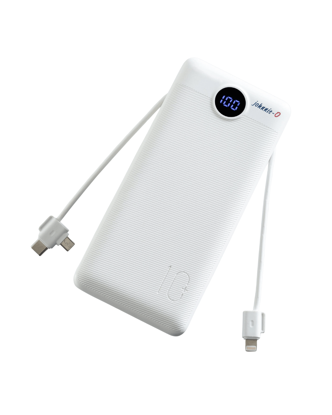 JOHNNIE-O GIFTS WHITE BACKUP PLAN PORTABLE CHARGER