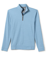 JOHNNIE-O OUTERWEAR - 1 - 4 ZIP CARBON FIBER / S SOF TECH 1/4 ZIP