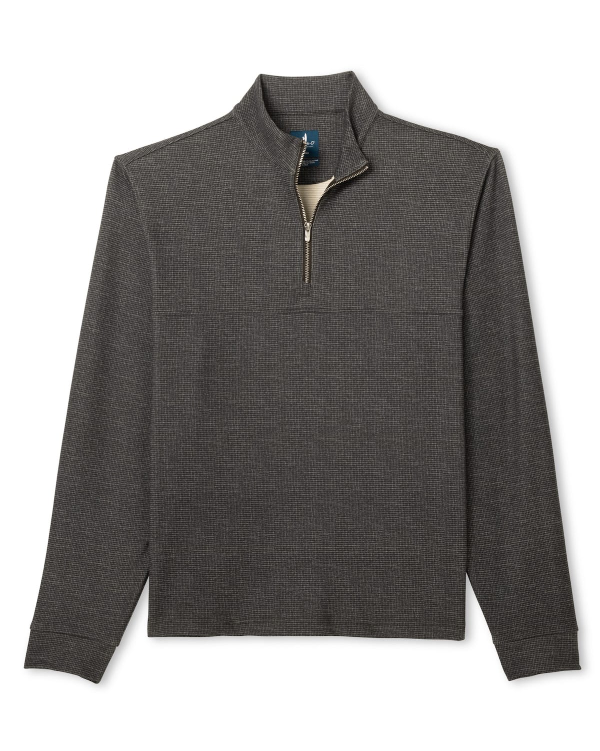 JOHNNIE-O OUTERWEAR - 1 - 4 ZIP COFFEE / L MIKEY PRINTED CHECK