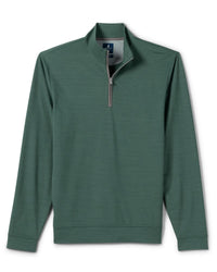 JOHNNIE-O OUTERWEAR - 1 - 4 ZIP EVERGREEN / S SOF TECH 1/4 ZIP