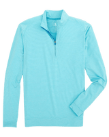 JOHNNIE-O OUTERWEAR - 14 ZIP BAJA / L Vaughn Striped PREP-FORMANCE 1/4 Zip Pullover