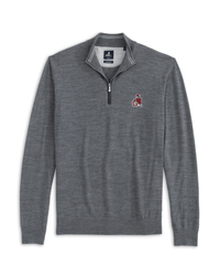 JOHNNIE-O OUTERWEAR - 14 ZIP CHARCOAL / S VINTAGE DAWGS RAYNOR 1/4 ZIP
