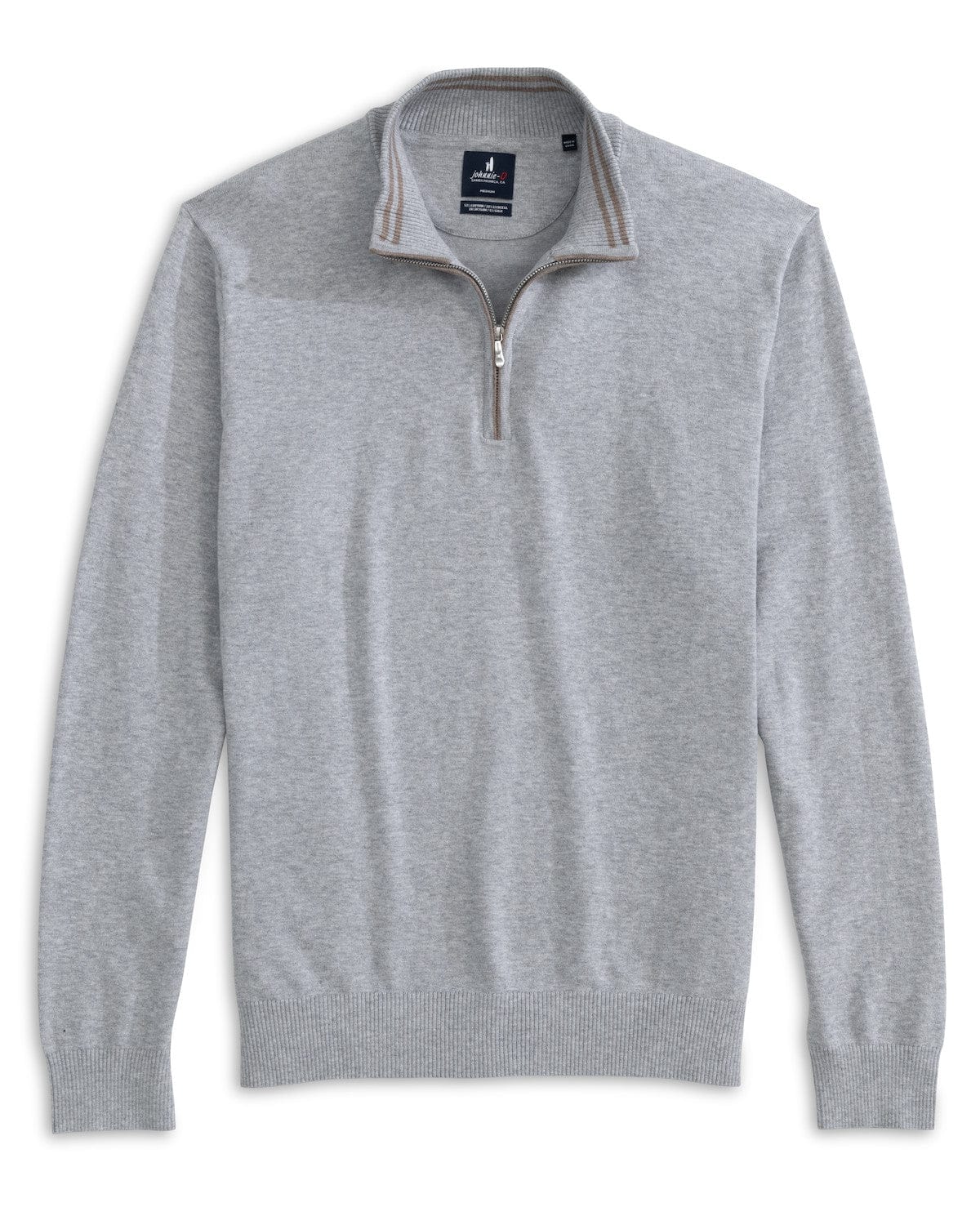 JOHNNIE-O OUTERWEAR - 14 ZIP PEBBLE / XL DESMOND