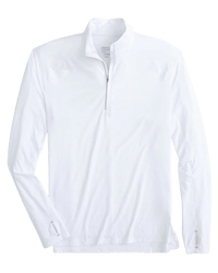 JOHNNIE-O OUTERWEAR - 14 ZIP WHITE / M BAIRD