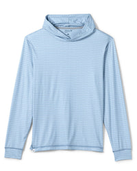 JOHNNIE-O OUTERWEAR - HOODIE CARBON FIBER / L TALON PRINT STRIPE