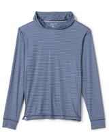 JOHNNIE-O OUTERWEAR - HOODIE NAVY / L TALON PRINT STRIPE