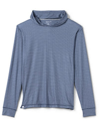 JOHNNIE-O OUTERWEAR - HOODIE NAVY / L TALON PRINT STRIPE