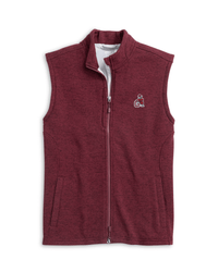 JOHNNIE-O OUTERWEAR - VEST MERLOT / M VINTAGE DAWGS DENALIS