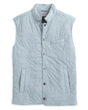 JOHNNIE-O OUTERWEAR - VEST STEEL BLUE / M BAUER VEST