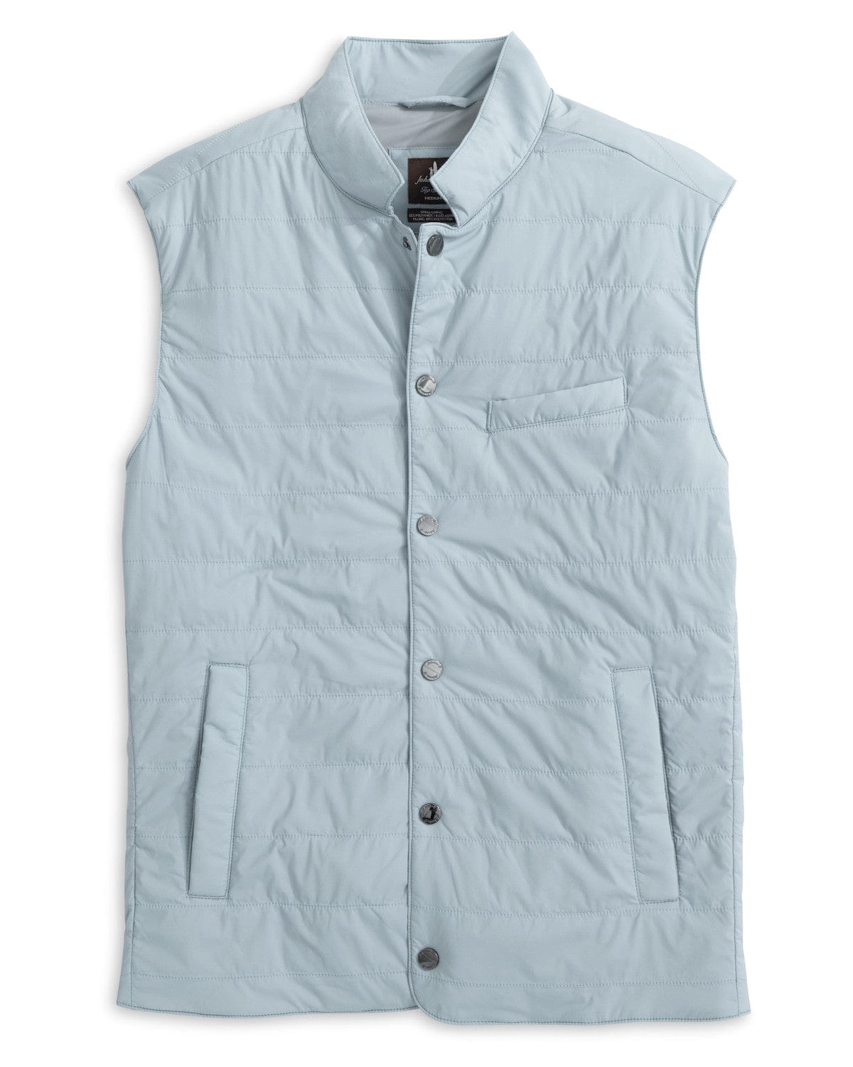 JOHNNIE-O OUTERWEAR - VEST STEEL BLUE / M BAUER VEST
