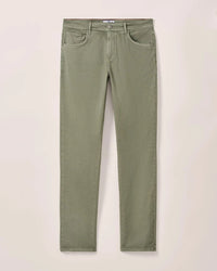 JOHNNIE-O PANTS - FIVE POCKET AGAVE GREEN / 38X30 Carmel Sateen 5-Pocket Pant