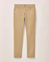 JOHNNIE-O PANTS - FIVE POCKET KHAKI / 38X30 Carmel Sateen 5-Pocket Pant