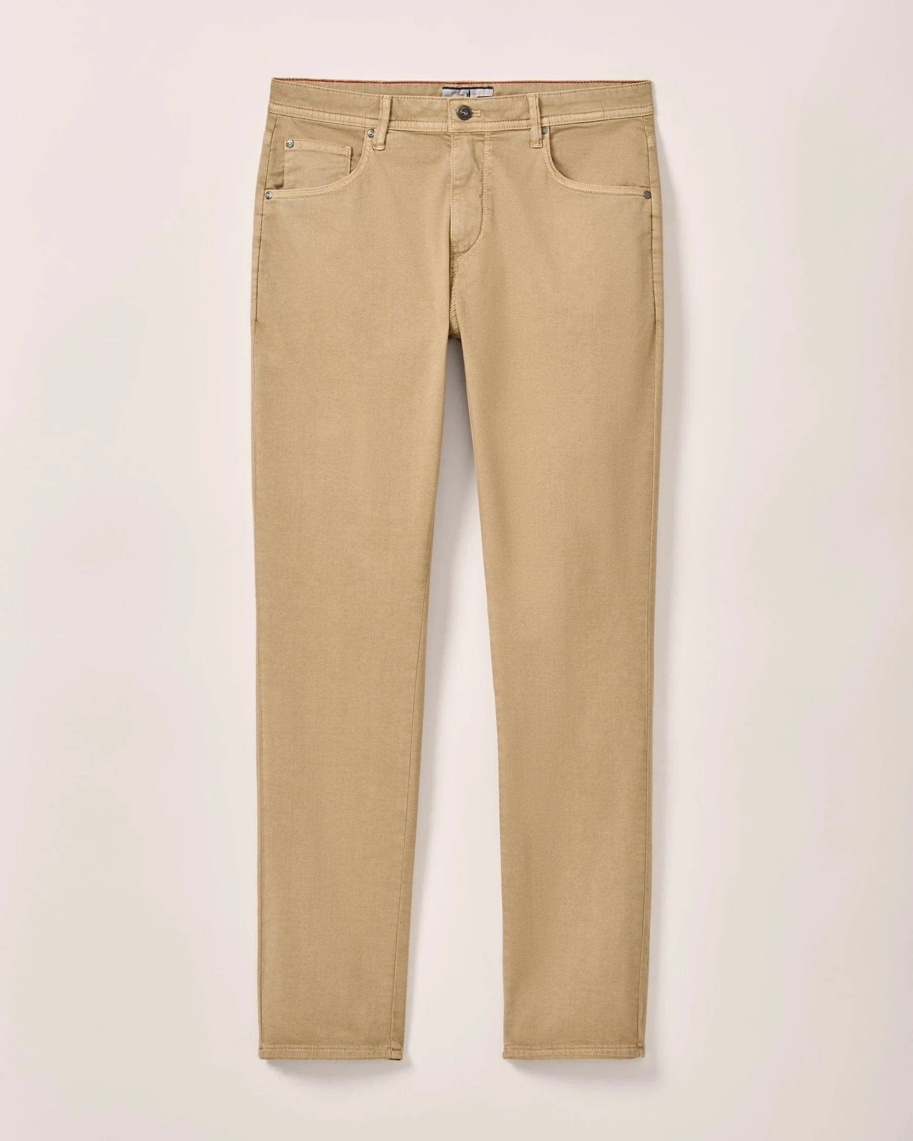 JOHNNIE-O PANTS - FIVE POCKET KHAKI / 38X30 Carmel Sateen 5-Pocket Pant
